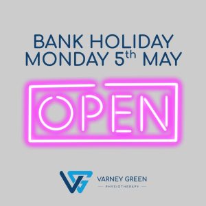 Open for business on Monday 5th May (May bank holiday)