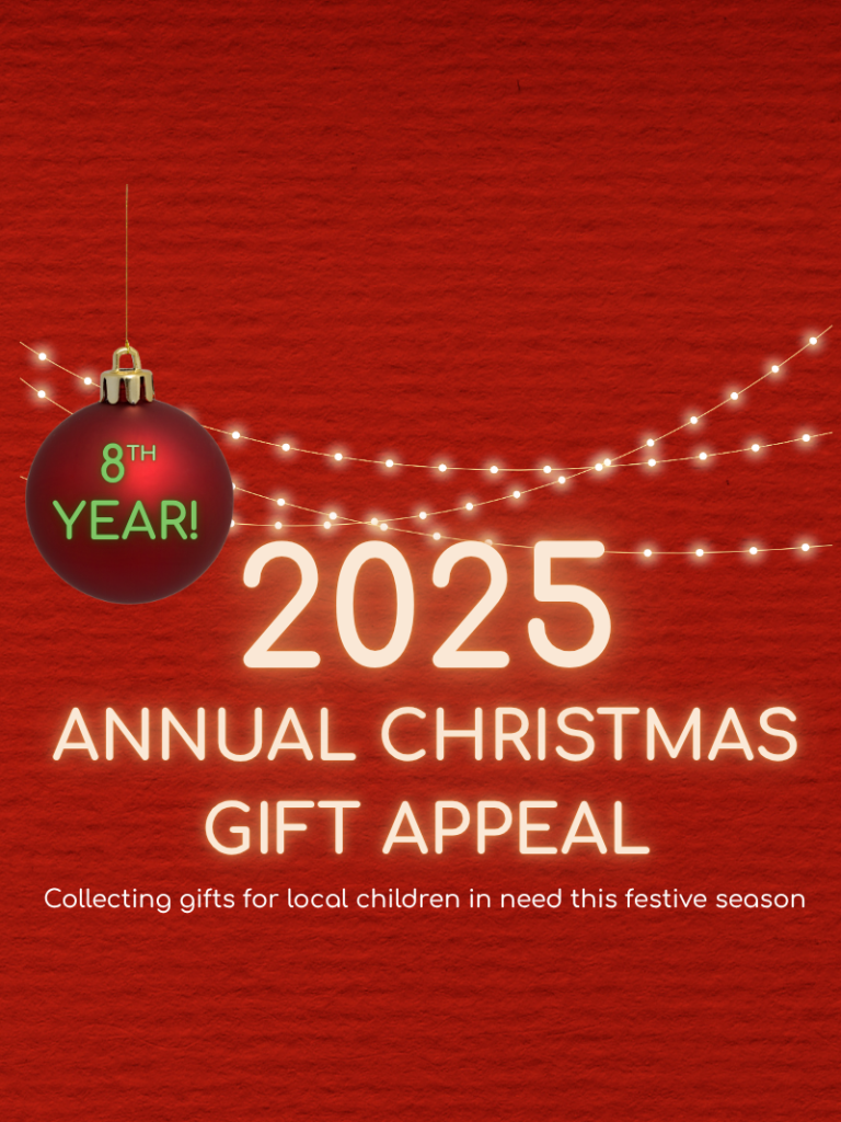 2025 annual christmas gift appeal poster